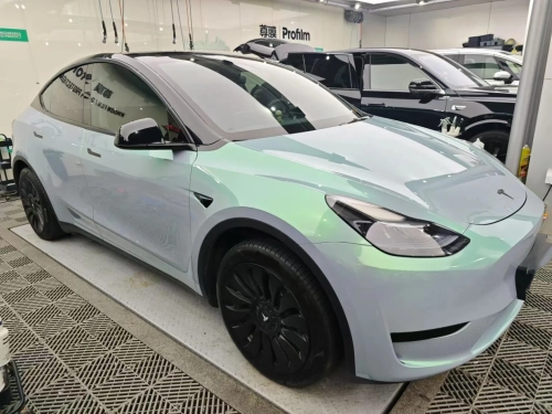 Candy Metallic Grey Green Car Vinyl Wrap review 