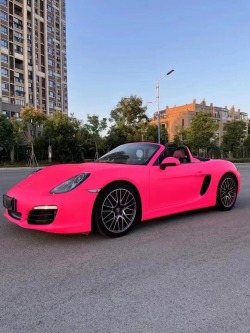Ultimate Flat Fluorescent Pink Car Vinyl Wrap review ergh 03