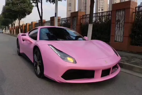 Matte Ceramic Barbie Pink Car Vinyl Wrap review 
