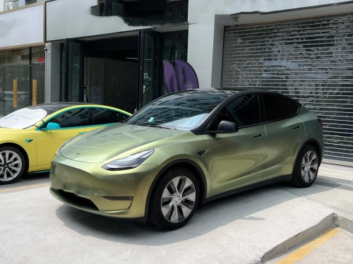 PET Matte Urban Bamboo Green Car Vinyl Wrap review 