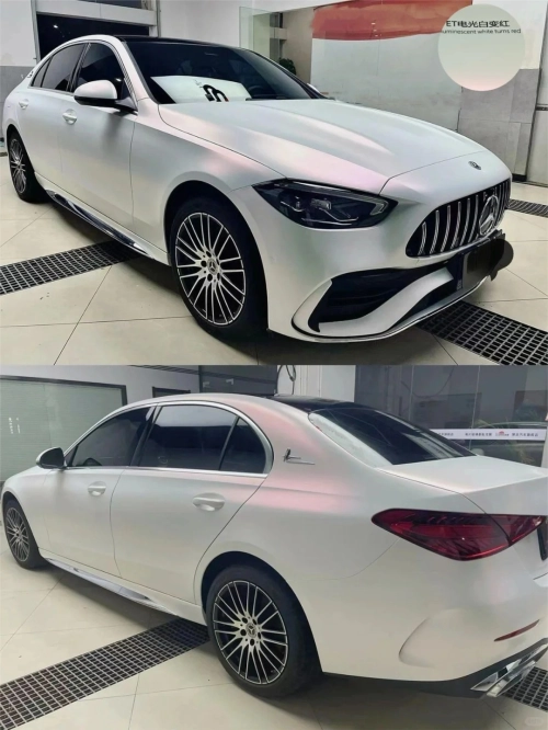 Matte White Red Car Vinyl Wrap review 