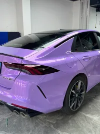 Twin Candy Magic Purple Car Vinyl Wrap review 2