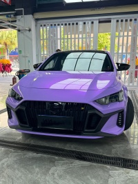 Twin Candy Magic Purple Car Vinyl Wrap review 1