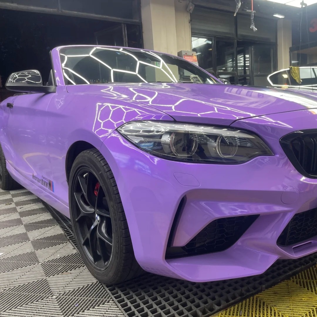 Twin Candy Magic Purple Car Vinyl Wrap review fdsg 01