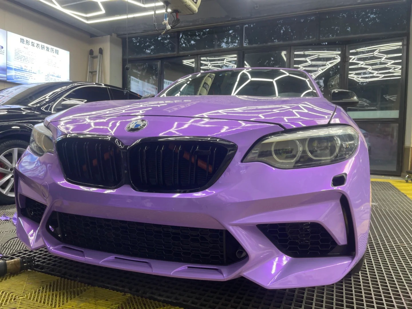 Twin Candy Magic Purple Car Vinyl Wrap review fdsg 02