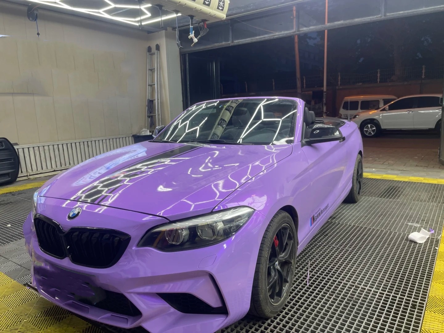 Twin Candy Magic Purple Car Vinyl Wrap review sfgg 02