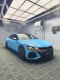 Matte Metallic Sky Blue Car Vinyl Wrap review dgfdh 01