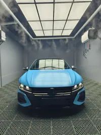 Matte Metallic Sky Blue Car Vinyl Wrap review 1