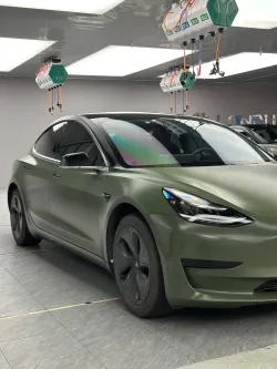 Matte Military Green Car Vinyl Wrap review sagffdh 02