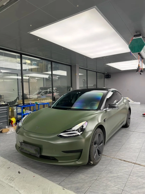 Matte Military Green Car Vinyl Wrap review 