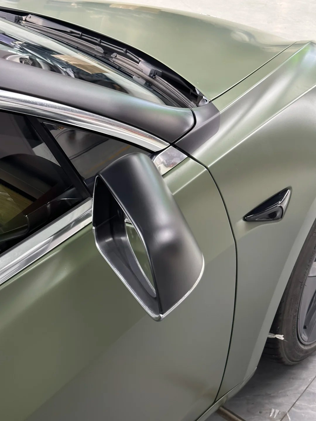 Matte Military Green Car Vinyl Wrap review sagffdh 03