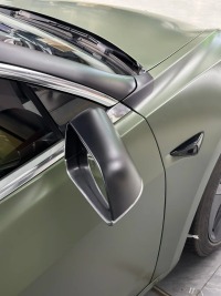 Matte Military Green Car Vinyl Wrap review 2