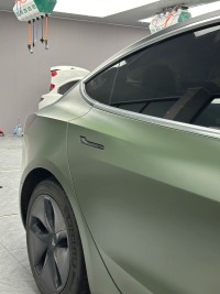 Matte Military Green Car Vinyl Wrap review 0