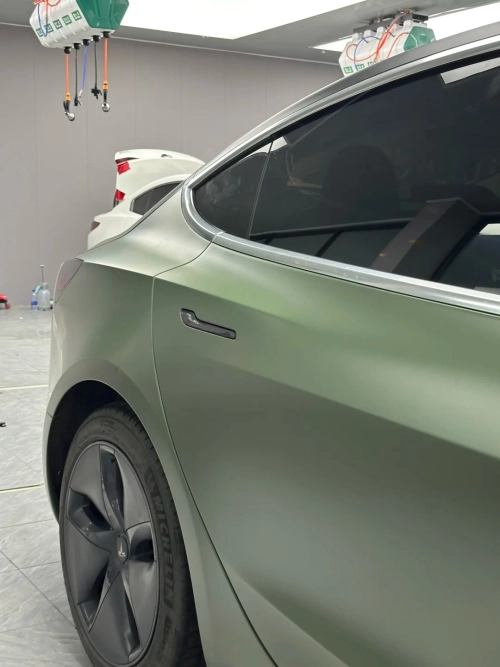 Matte Military Green Car Vinyl Wrap review 