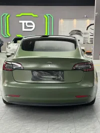 Matte Military Green Car Vinyl Wrap review 1