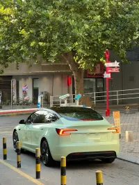 Super Gloss Macaron Green Car Vinyl Wrap review 0