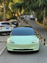 Super Gloss Macaron Green Car Vinyl Wrap review 1