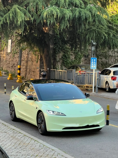 Super Gloss Macaron Green Car Vinyl Wrap review 