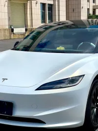 Tesla Matte Aurora White Car Vinyl Wrap review 1