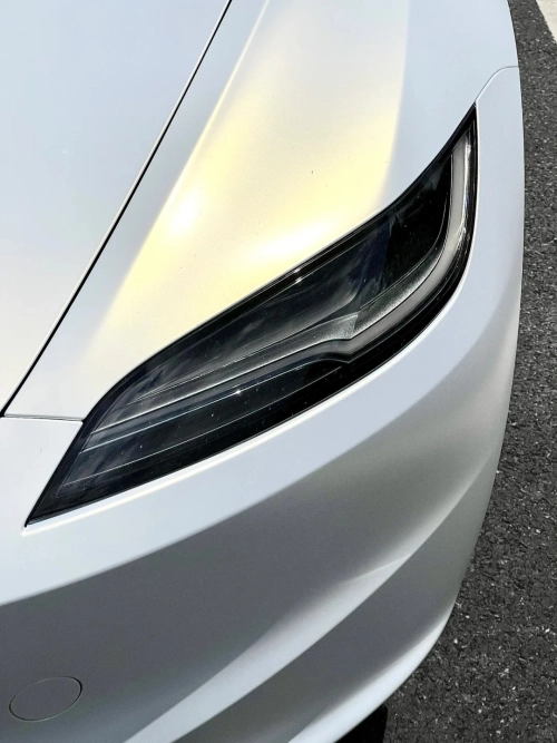 Matte Aurora White Car Vinyl Wrap review 
