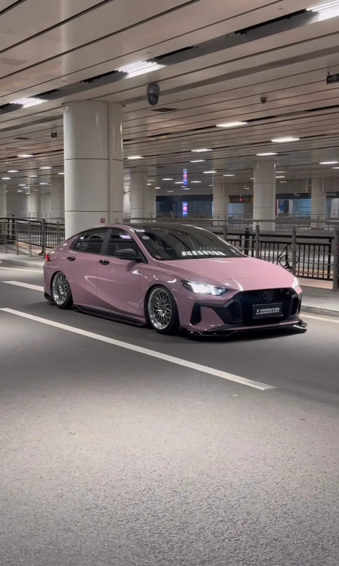 Glossy Oolong Milk Tea Pink Car Vinyl Wrap review 0