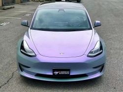 PET Candy Metallic Gray Purple Car Vinyl Wrap review dsfdg 01