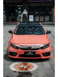 PET Gloss Coral Orange Car Vinyl Wrap review 0