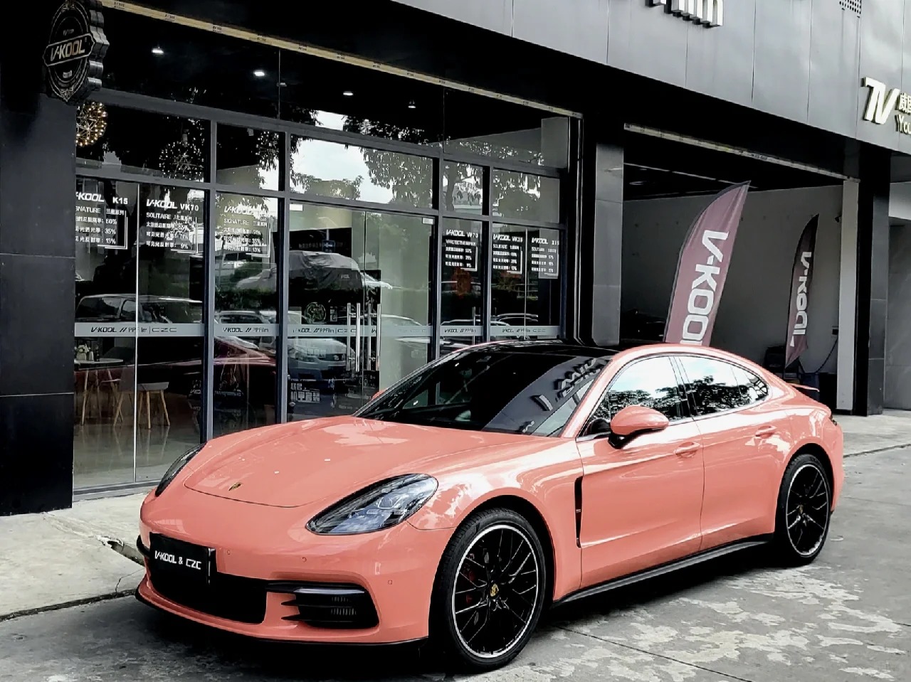 Gloss Coral Orange Car Vinyl Wrap review 0