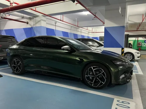 PET Gloss Metallic Midnight Green Car Vinyl Wrap review 