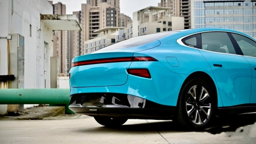 PET Super Gloss Miami Blue Car Vinyl Wrap review 