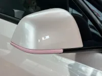 Macaron Peach Pink Car Vinyl Wrap review 1