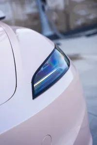 Macaron Peach Pink Car Vinyl Wrap review 1