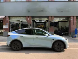 Tesla Twin Candy Grey Cyanine Car Vinyl Wrap review dfjhk 01