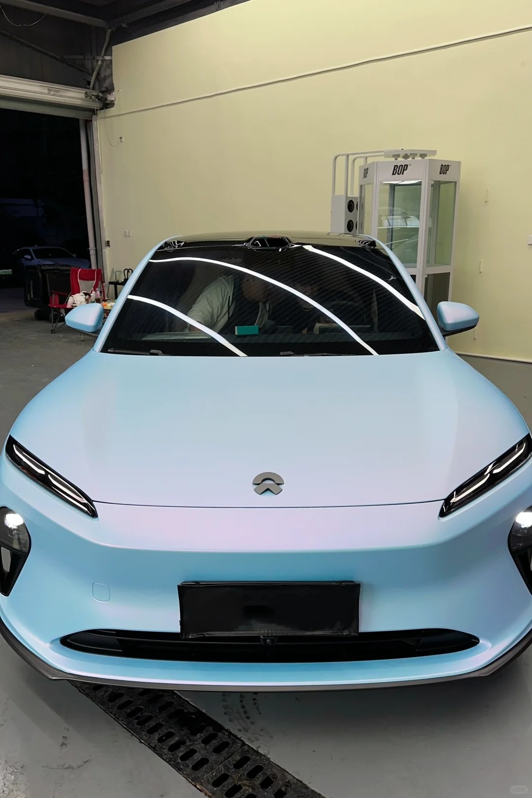 Tesla PET Matte Pink Blue Car Vinyl Wrap review dsgh 02