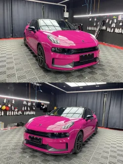 Glossy Crystal Rose Red Car Vinyl Wrap review hyr