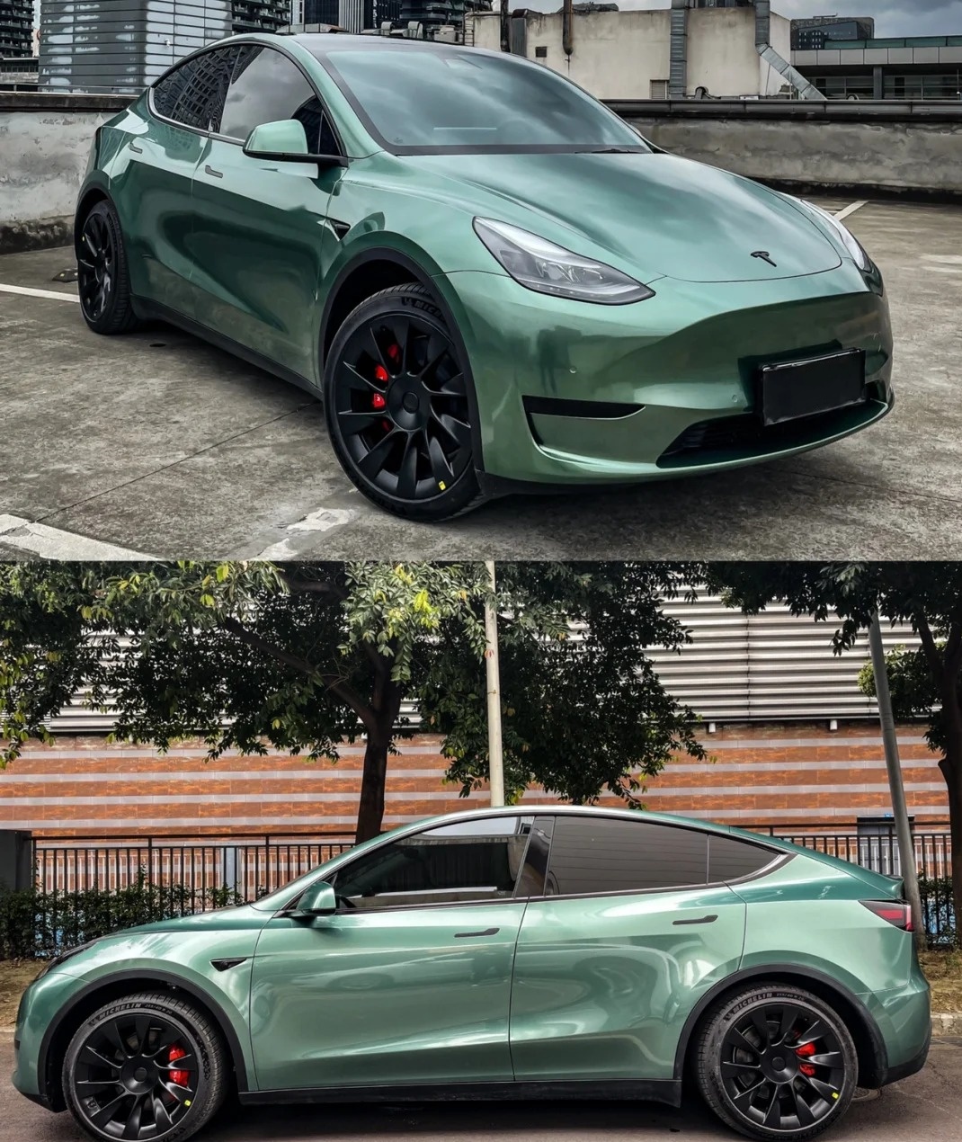 Gloss Metal Paint Fir Green Car Vinyl Wrap review ishfiu 02