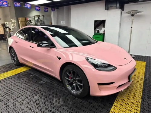 Gloss Rouge Pink Car Vinyl Wrap review 