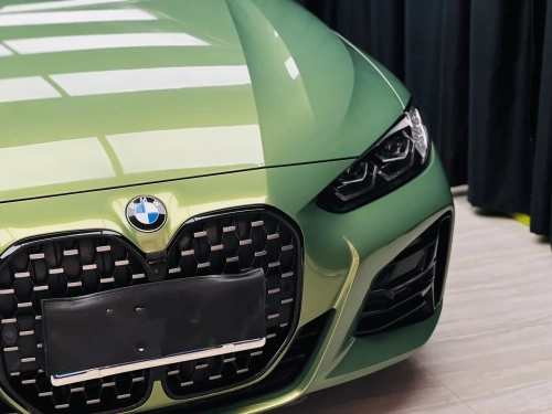 Super Gloss Rainbow Emerald Green Car Vinyl Wrap review 