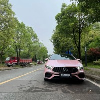 Matte Pure Metal Cherry Pink Car Vinyl Wrap review 1