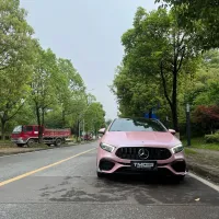 Matte Pure Metal Cherry Pink Car Vinyl Wrap review 1