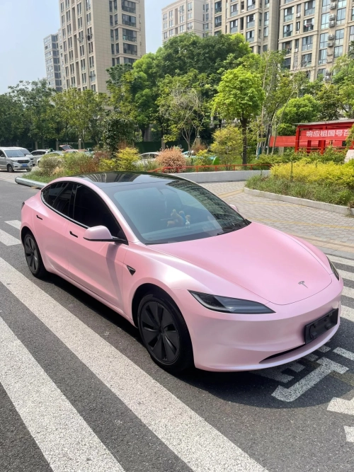 Matte Pure Metal Cherry Pink Car Vinyl Wrap review 