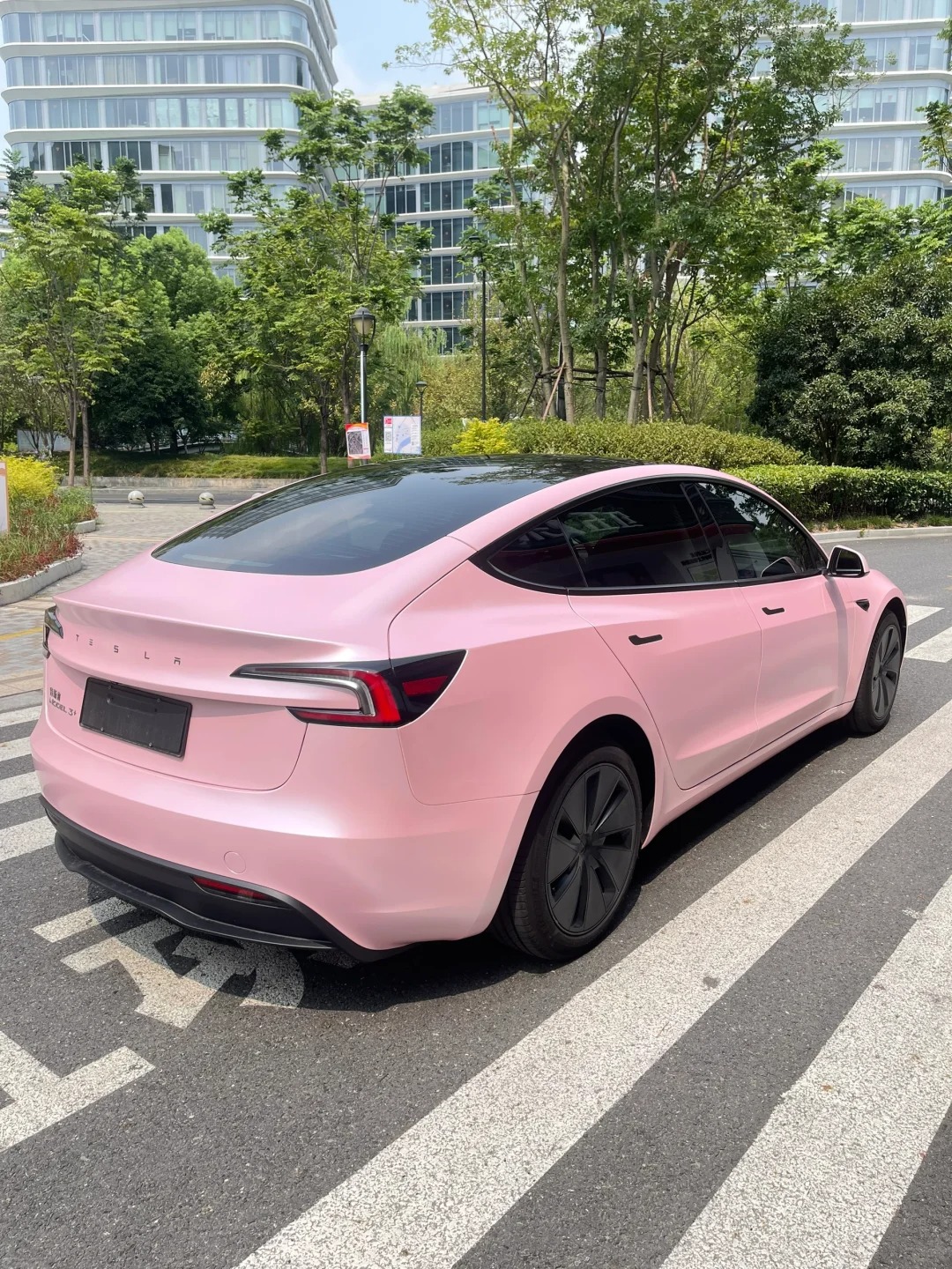Matte Pure Metal Cherry Pink Car Vinyl Wrap review rfth 02