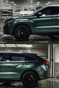 Pure Metal Dark Green Car Vinyl Wrap review 0