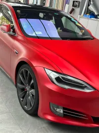 Ceramics Red Car Vinyl Wrap review 1