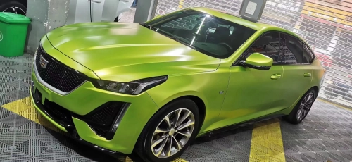 Pure Metal Lemon Green Car Vinyl Wrap review 