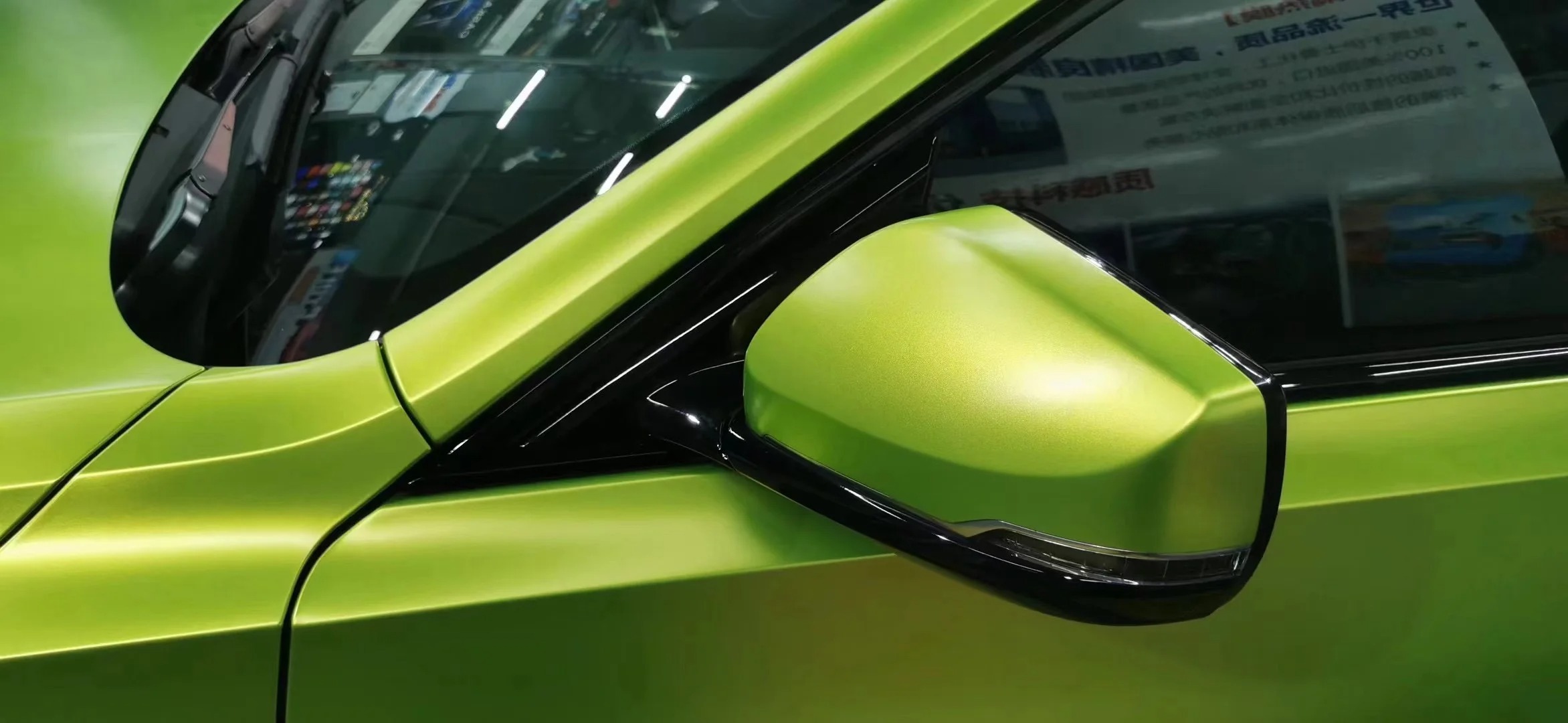 Pure Metal Lemon Green Car Vinyl Wrap review dsgt 02