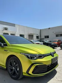 Pure Metal Lemon Green Car Vinyl Wrap review 0