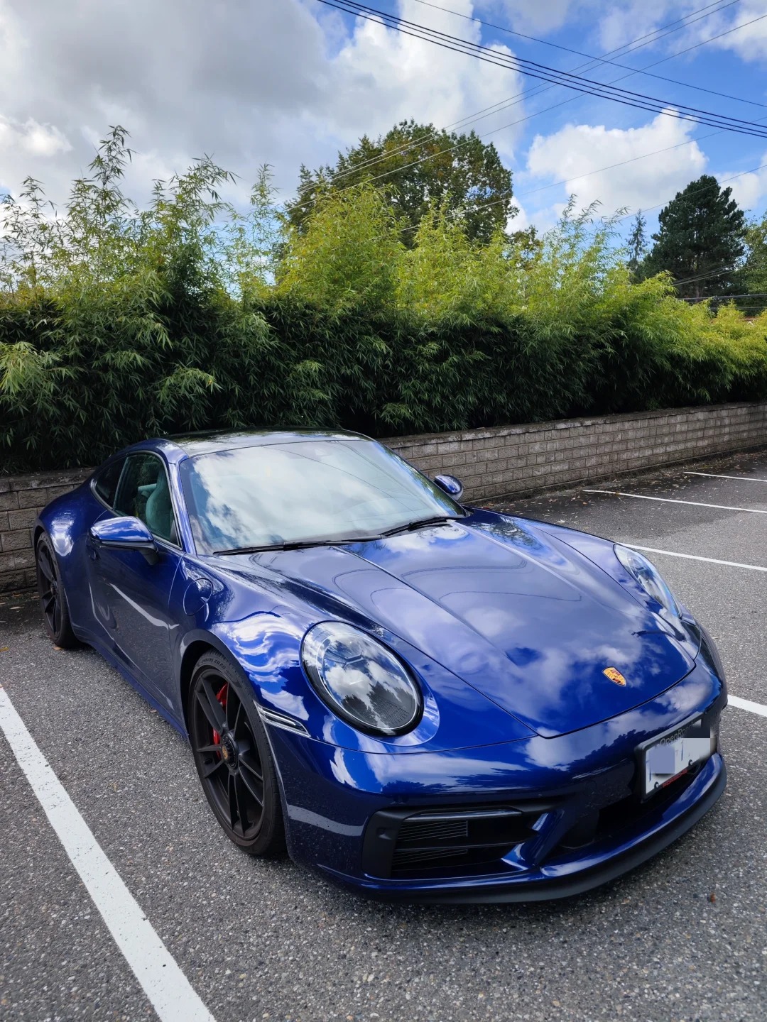 Porsche BMW Gloss PET Gentian Blue Car Vinyl Wrap review dsgth 01