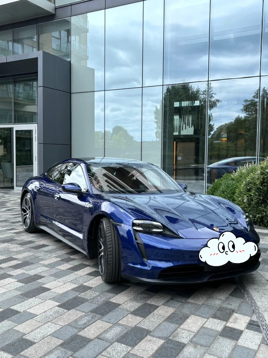 Porsche BMW Gloss PET Gentian Blue Car Vinyl Wrap review fidufh