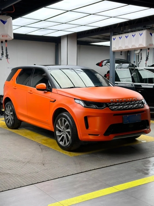 Matte Diamond Gold Orange Car Vinyl Wrap review 